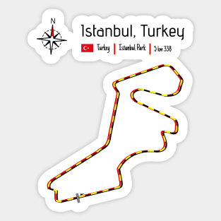 Circuit Istanbul - Turkey Sticker